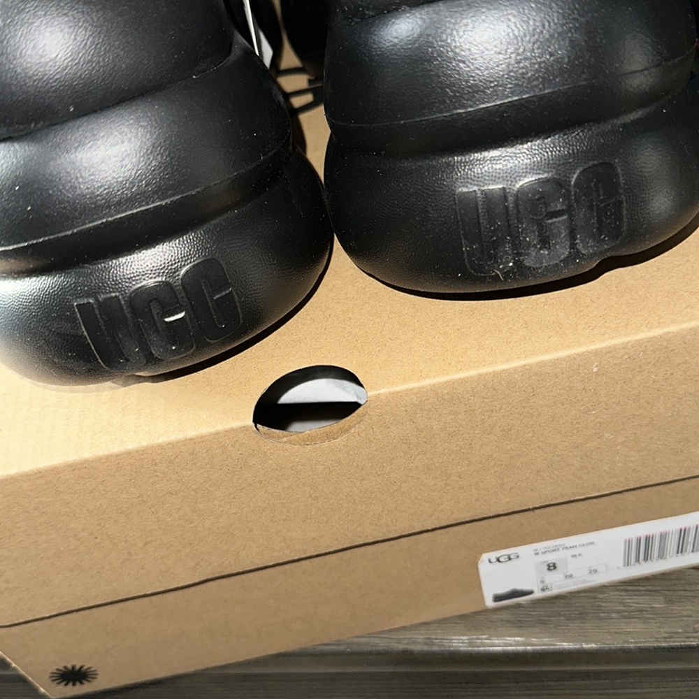 COPY - Women’s UGG SPORT YEAH CLOG BLACK #8 - Picture 2 of 5